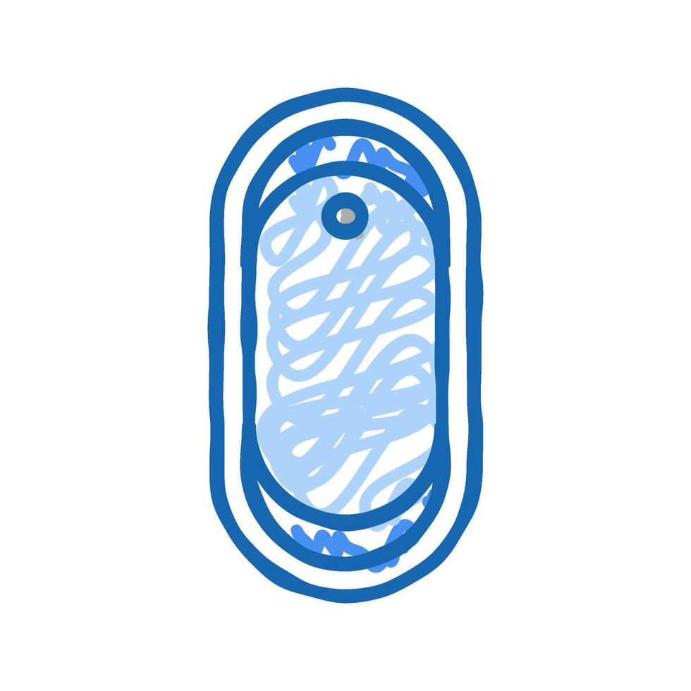 bath top view icon doodle illustration vector