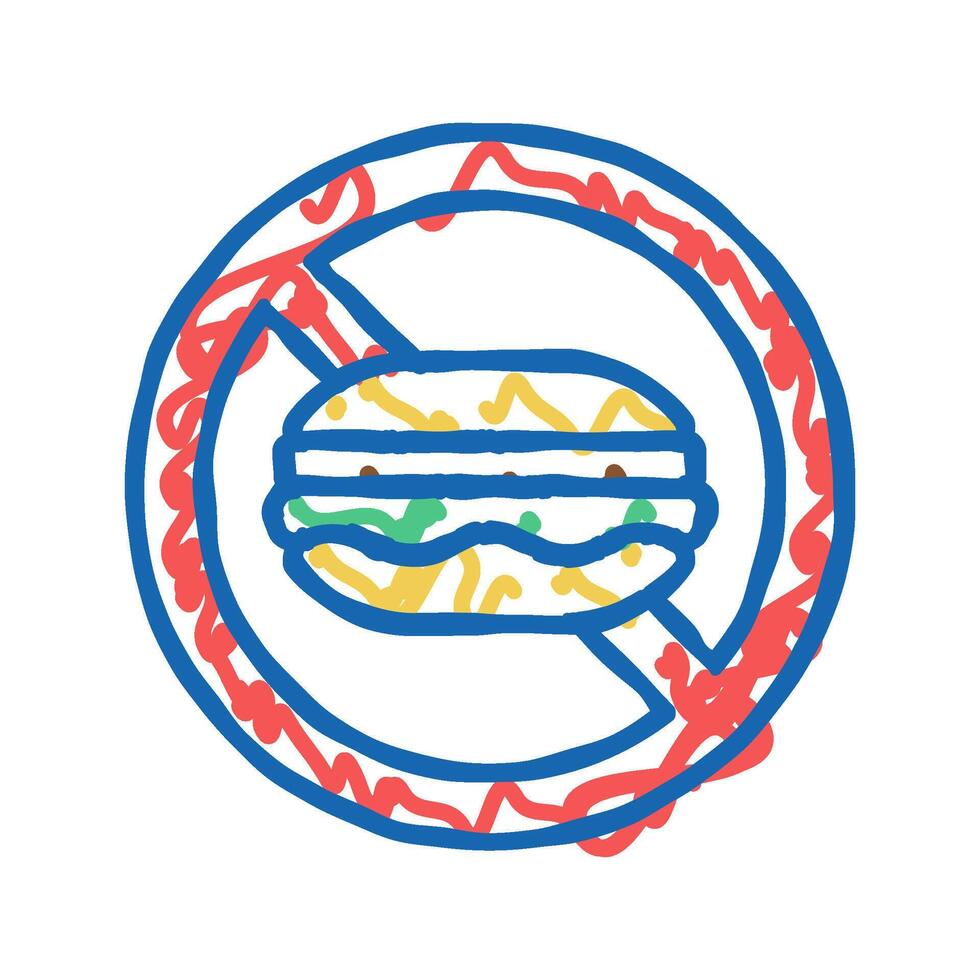 risky behavior addiction icon doodle illustration vector