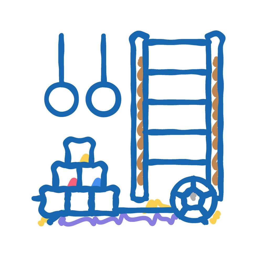 playroom child fun icon doodle illustration vector
