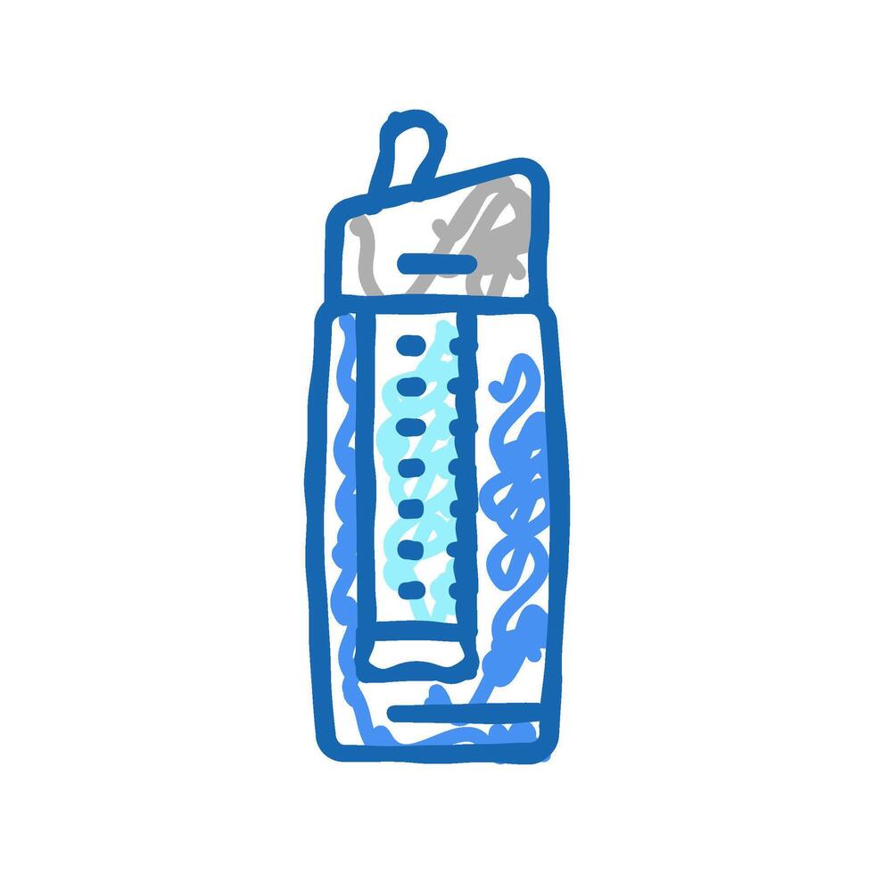 water filter portable icon doodle illustration vector