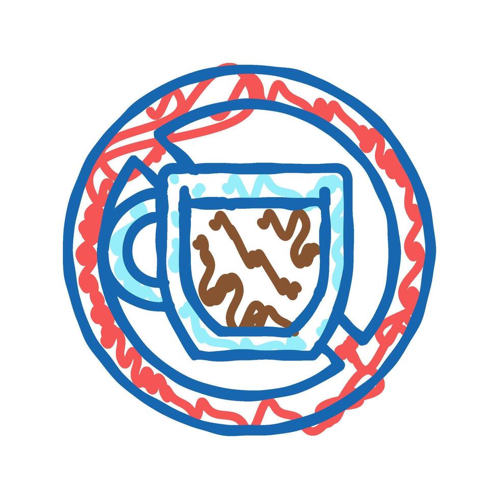 bite nails icon doodle illustration vector