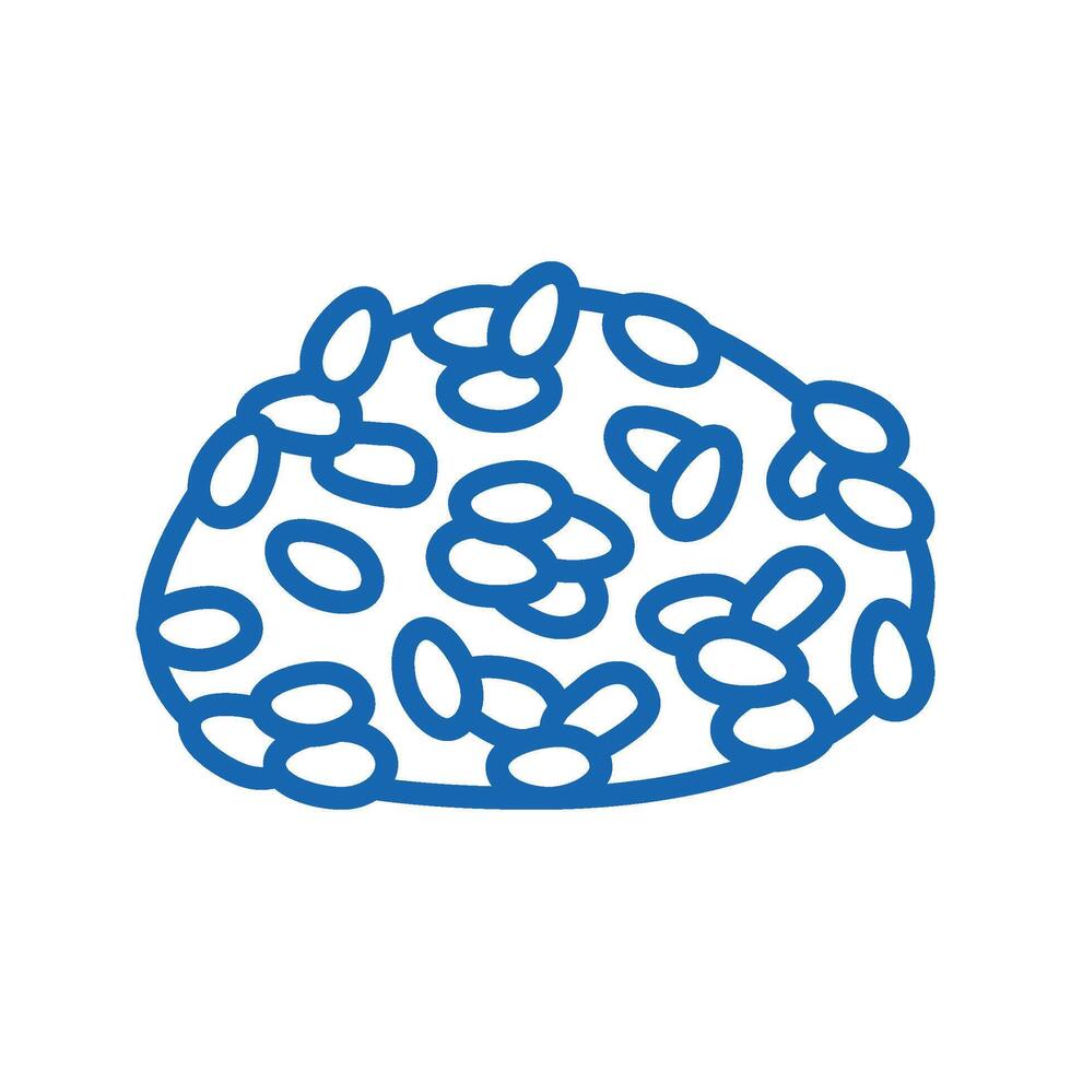 calrose rice icon doodle illustration vector