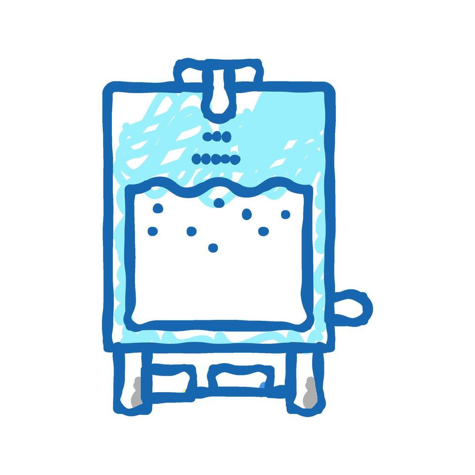 technology cheese production icon doodle illustration vector