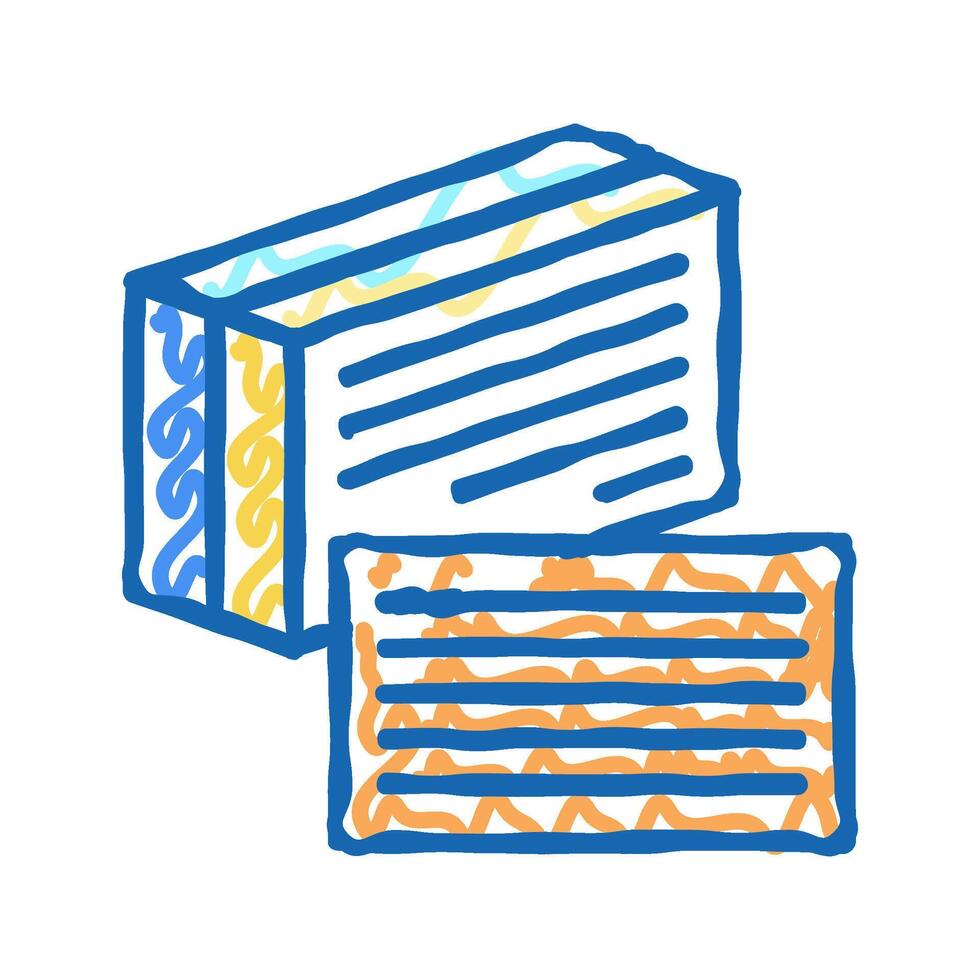 index cards icon doodle illustration vector