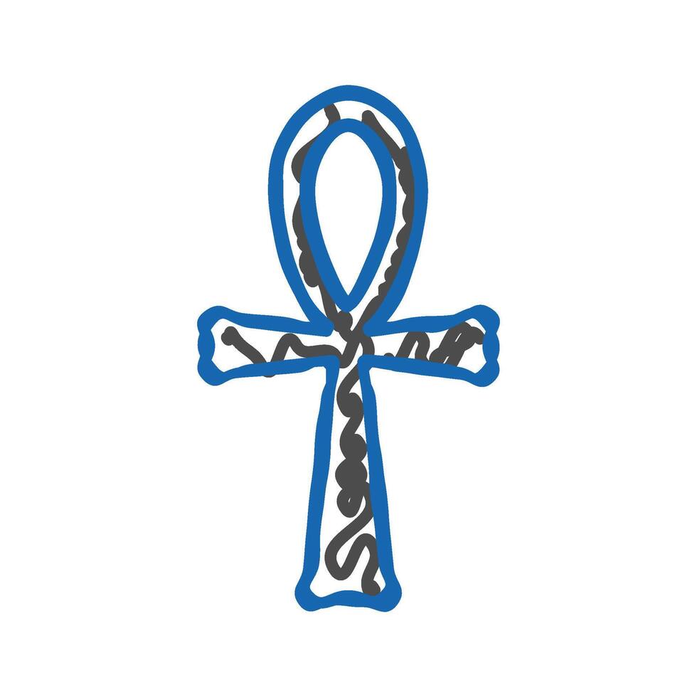 cemetery goth subculture icon doodle illustration vector