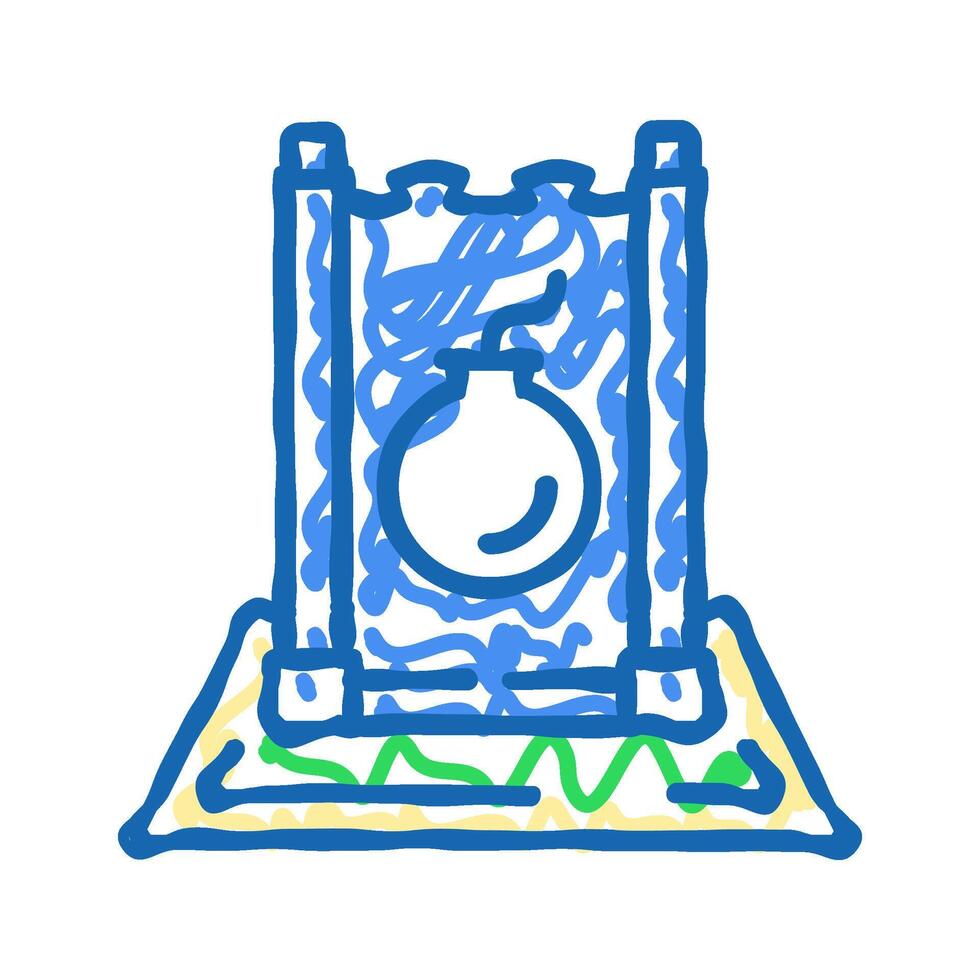 stratego board game icon doodle illustration vector