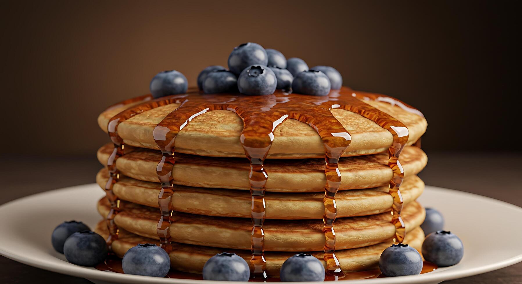 A plate of pancakes photo