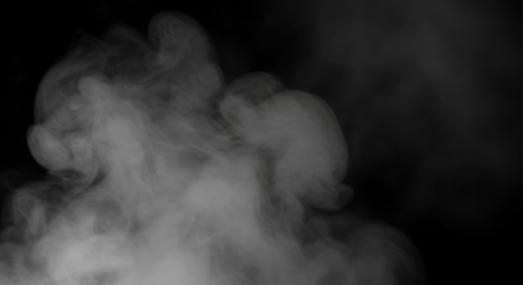 Smoke on a black background photo
