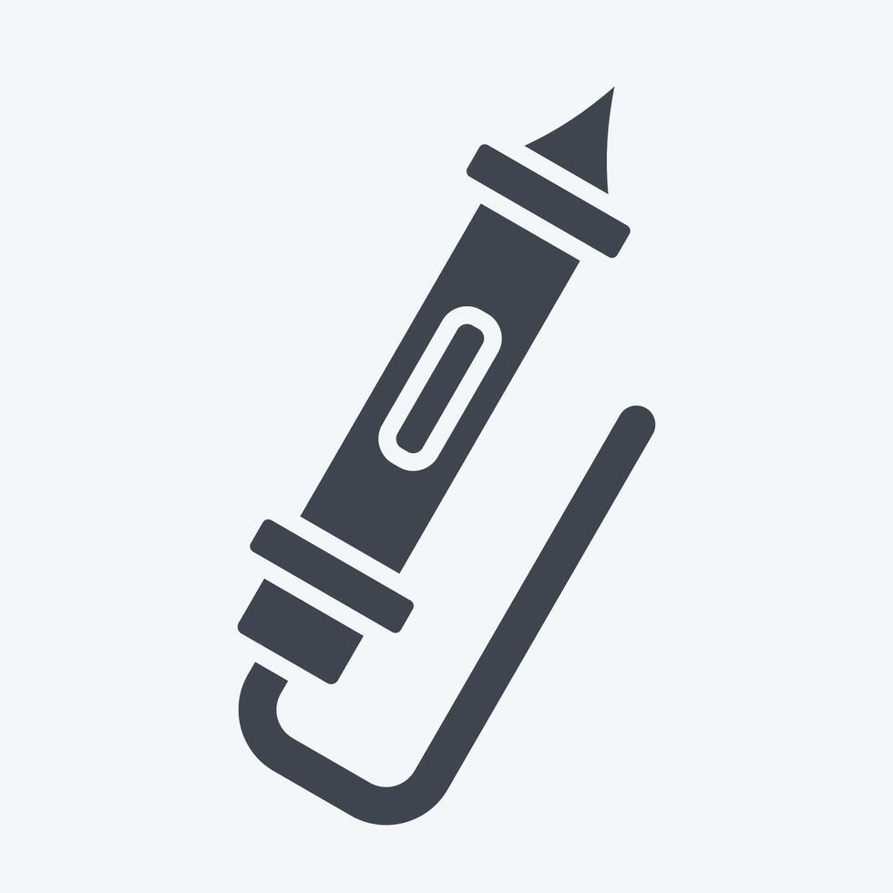 Icon Test Light. related to Repair Tools symbol. glyph style. design editable vector