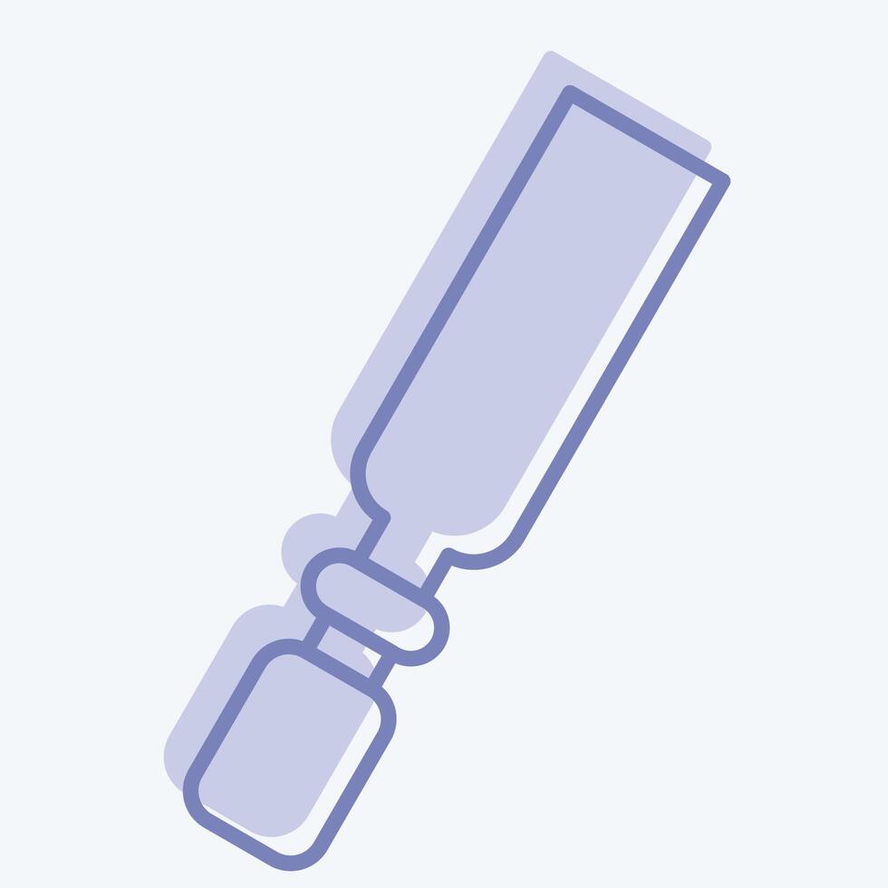 Icon Chisel. related to Repair Tools symbol. two tone style. design editable vector