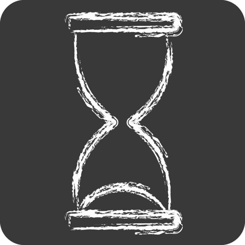 Icon Development Time. related to Development symbol. chalk Style vector