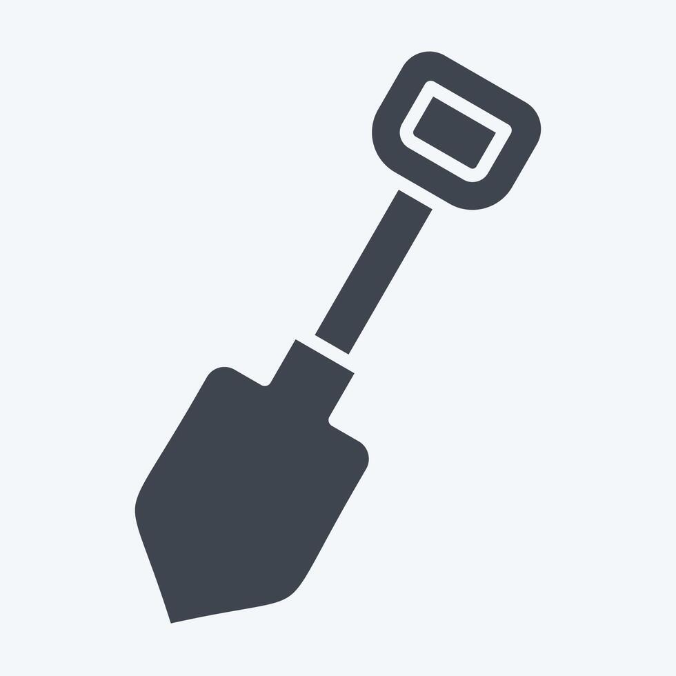 Icon Showel. related to Repair Tools symbol. glyph style. design editable vector