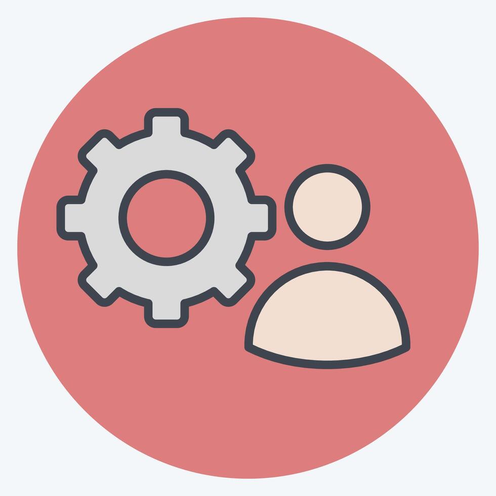 Icon Skills. related to Development symbol. color mate style vector