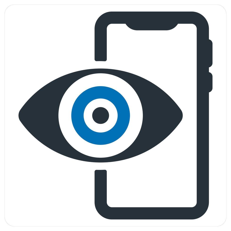 Remote Control icon concept in blue color vector