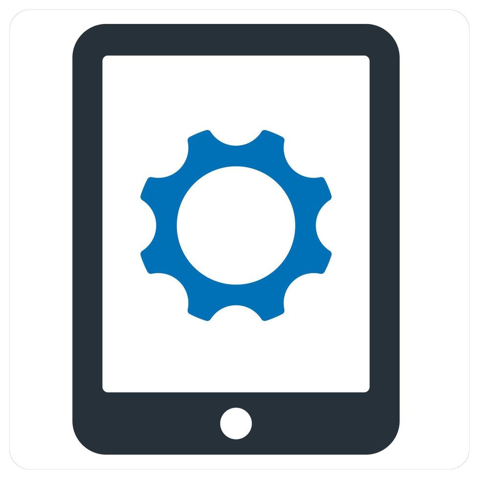 Seo and optimization icon in blue color vector