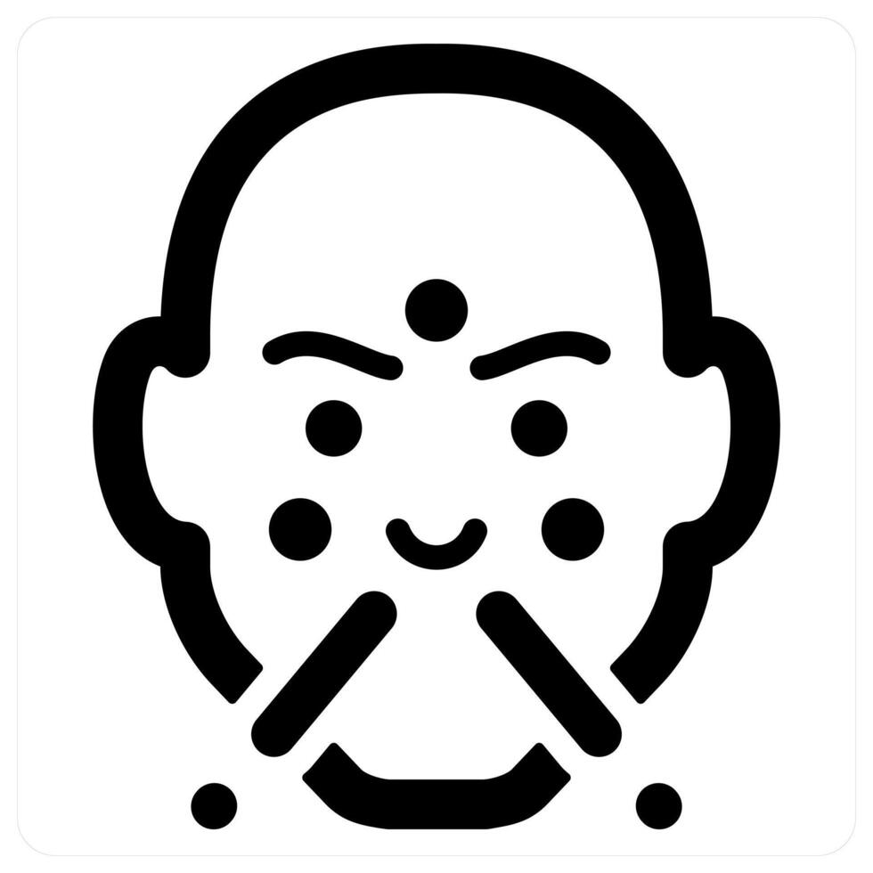 immunology and allergy icon concept in black color vector