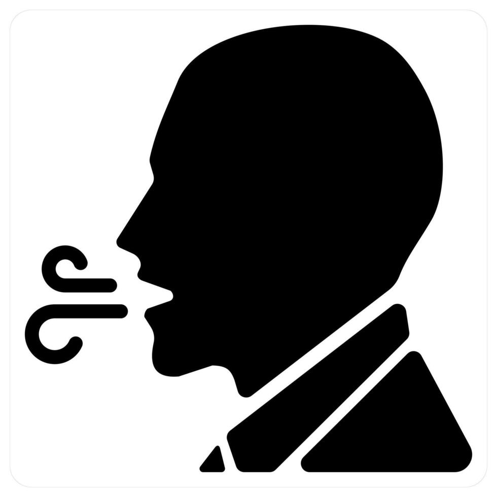 Extreme Fatigue and human icon concept in black color vector
