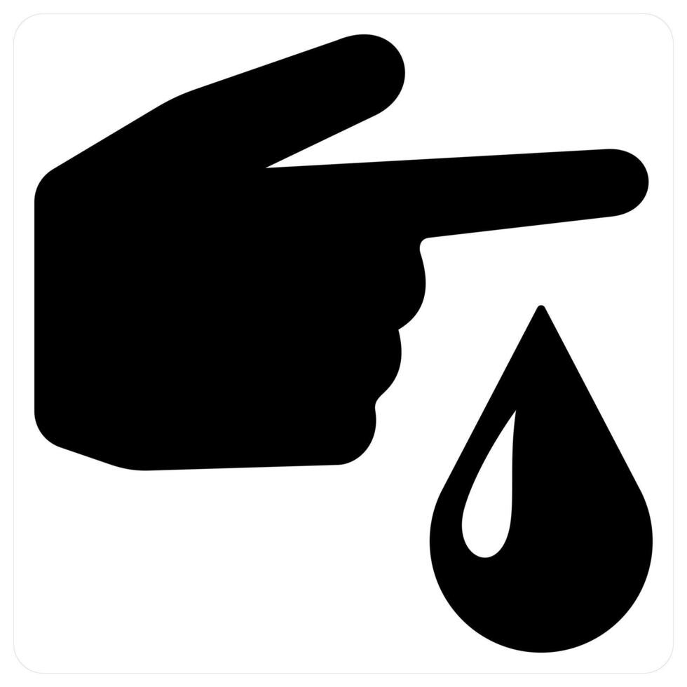 blood test and report concept in black color vector
