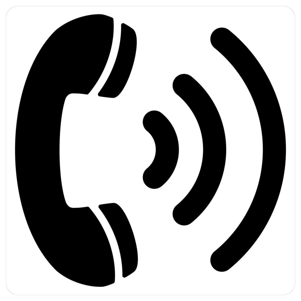 Dialing icon concept in black color vector