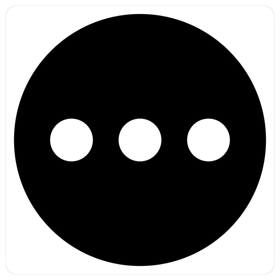 Menu icon concept in black color vector