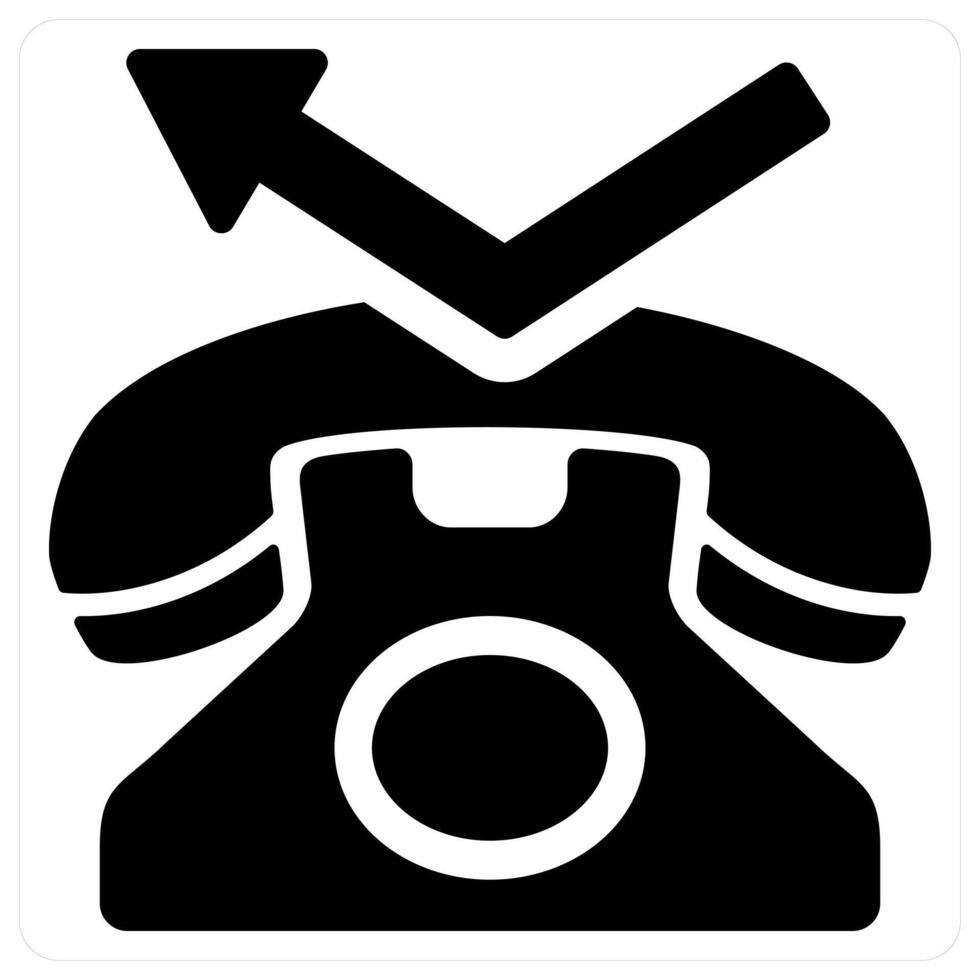 Contact icon concept in black color vector