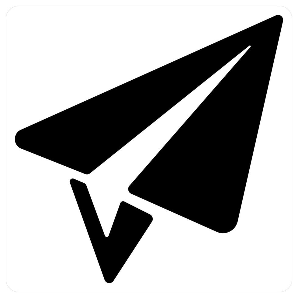 Message icon concept in black color vector