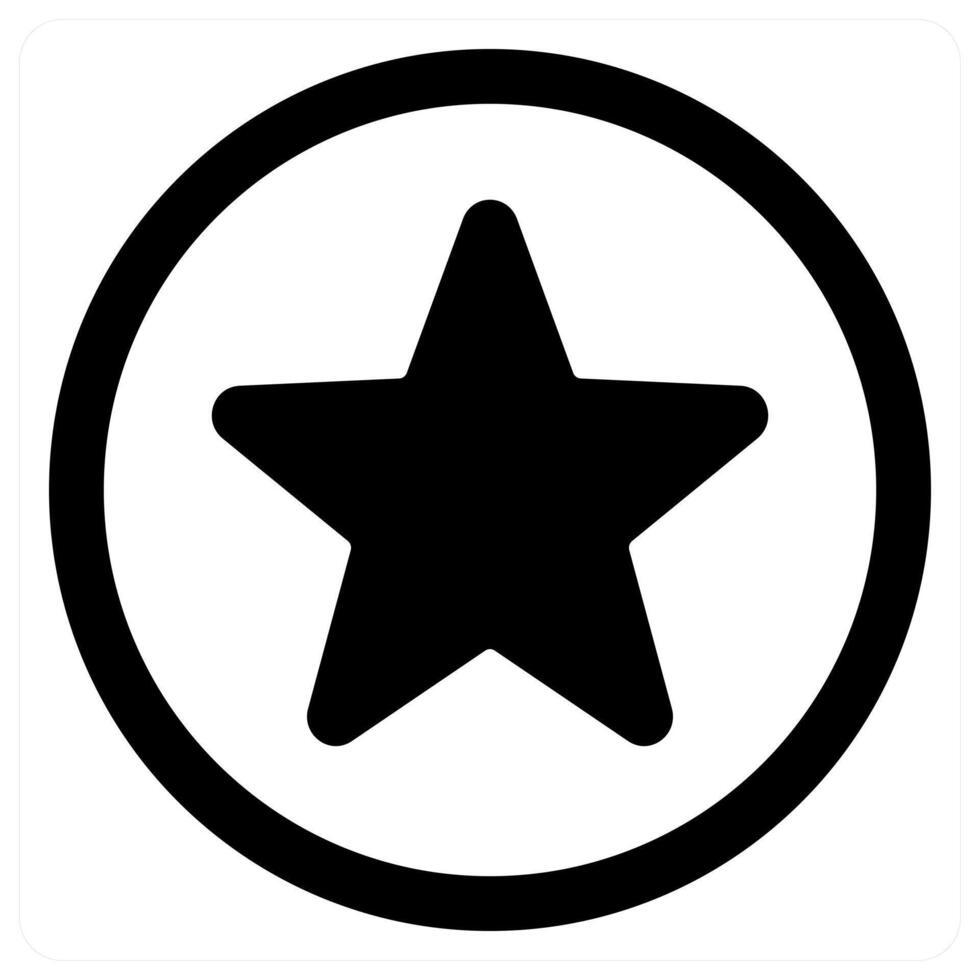 favorite icon concept in black color vector