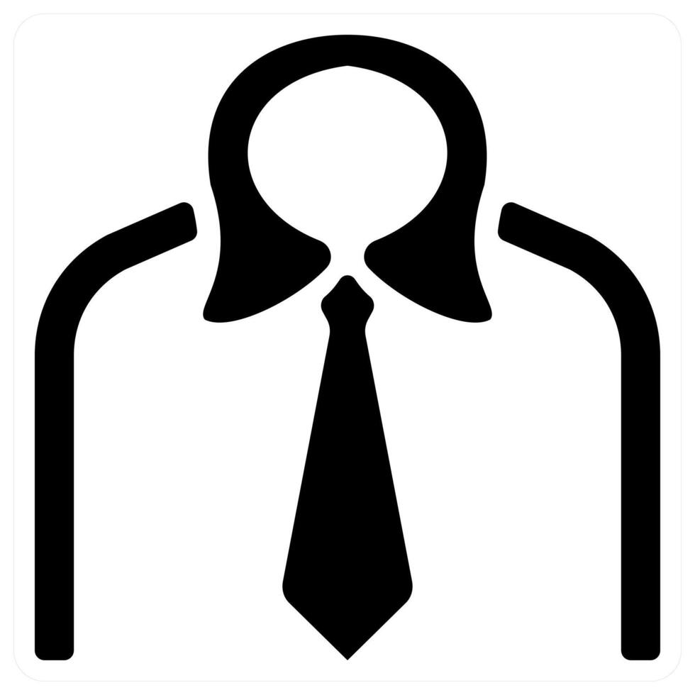 suite icon concept in black color vector