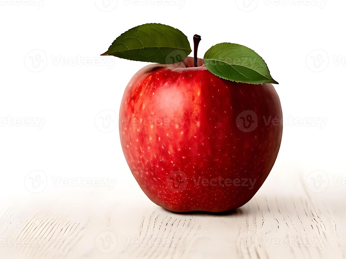 Ripe Apple with High Key White Setting photo