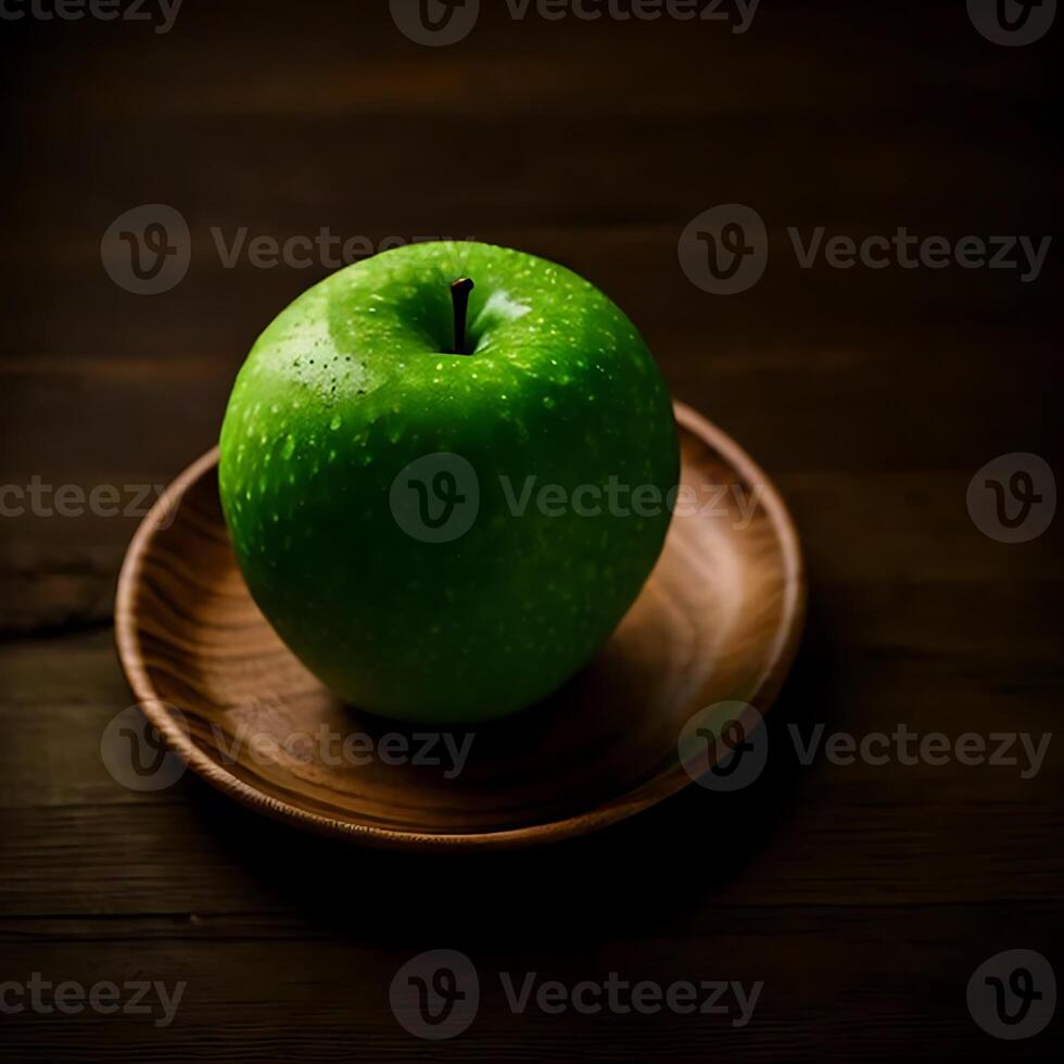 fresh green apple photo