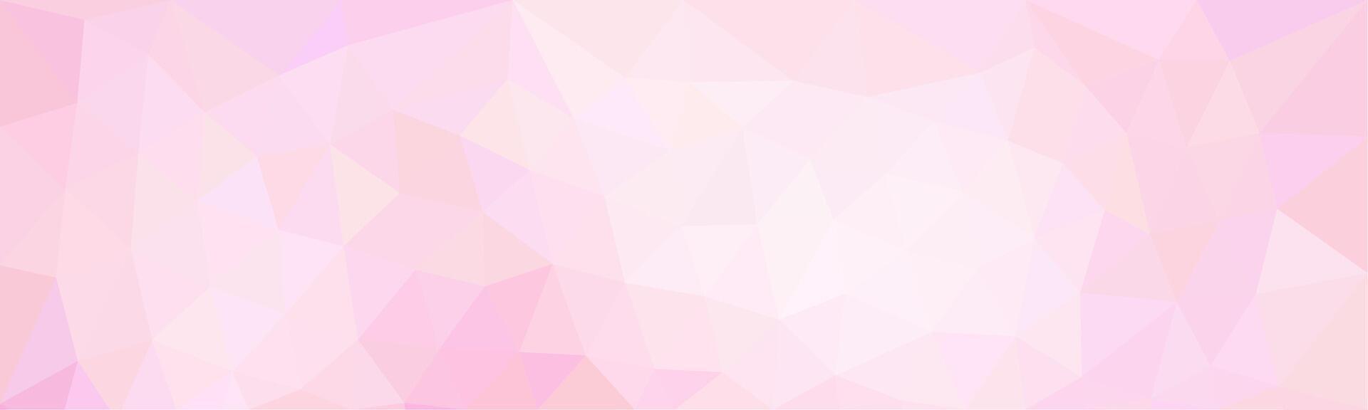 Soft pink low-poly background with subtle gradient transitions, ideal for web design, invitations, or feminine-themed digital projects. vector