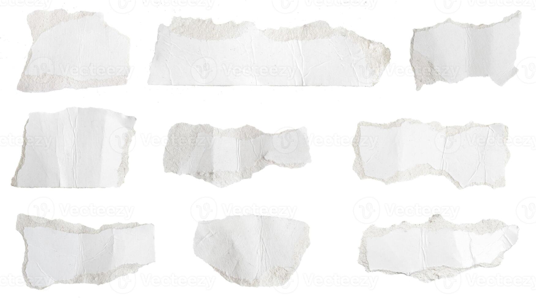 a white piece of paper on an isolated white background photo