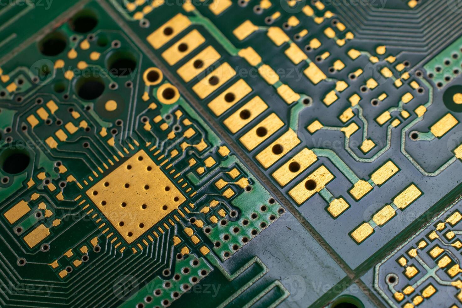 Electronic circuit board abstract background. computer hardware. photo