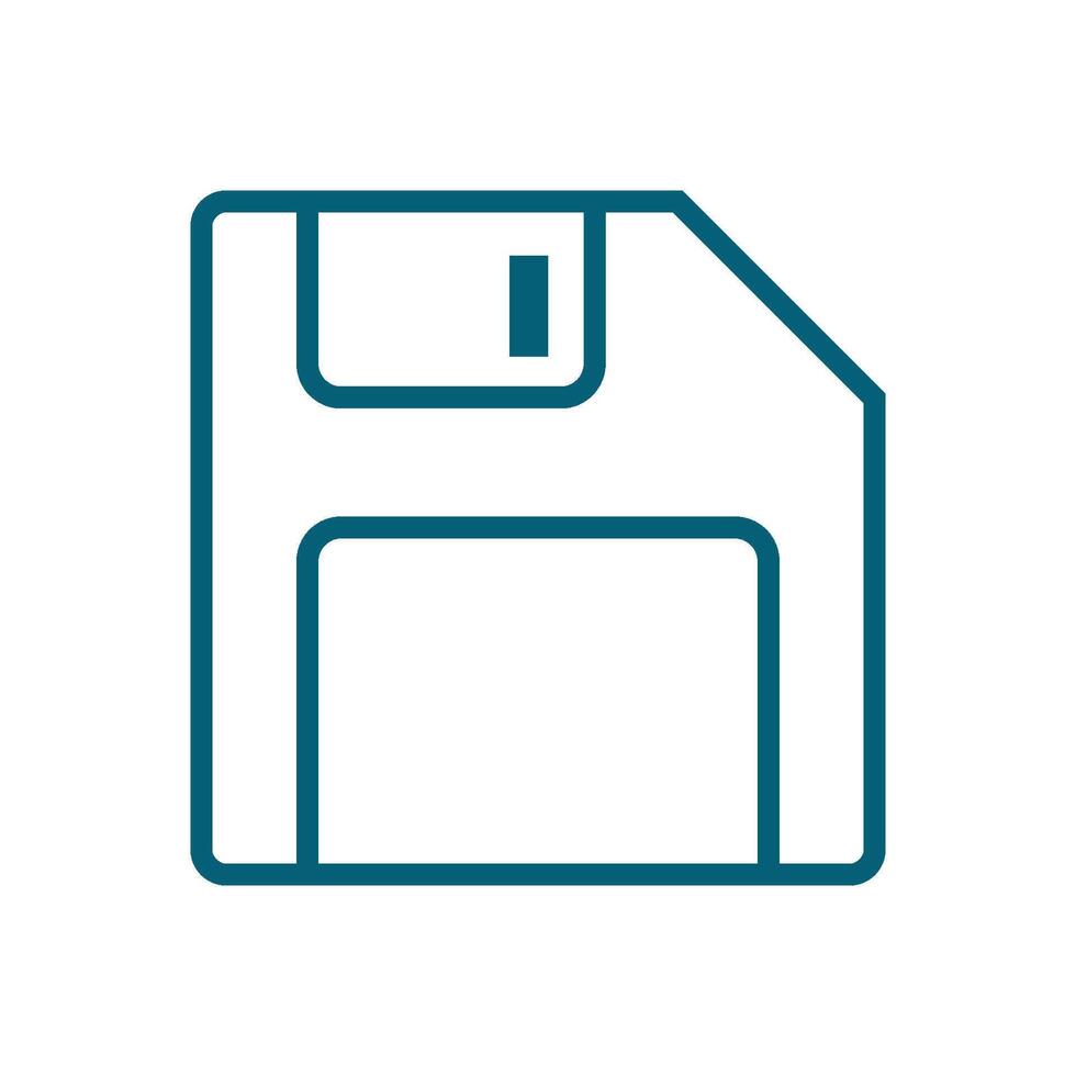 Floppy disk icon design illustration vector