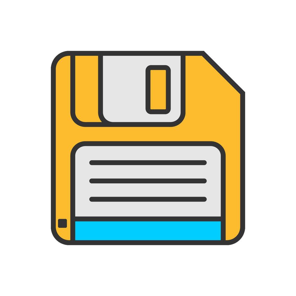 Floppy disk icon image vector