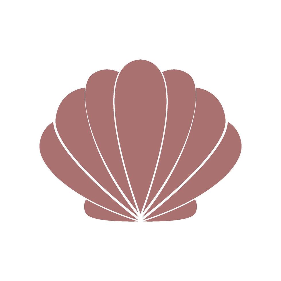 Shell logo icon flat design vector