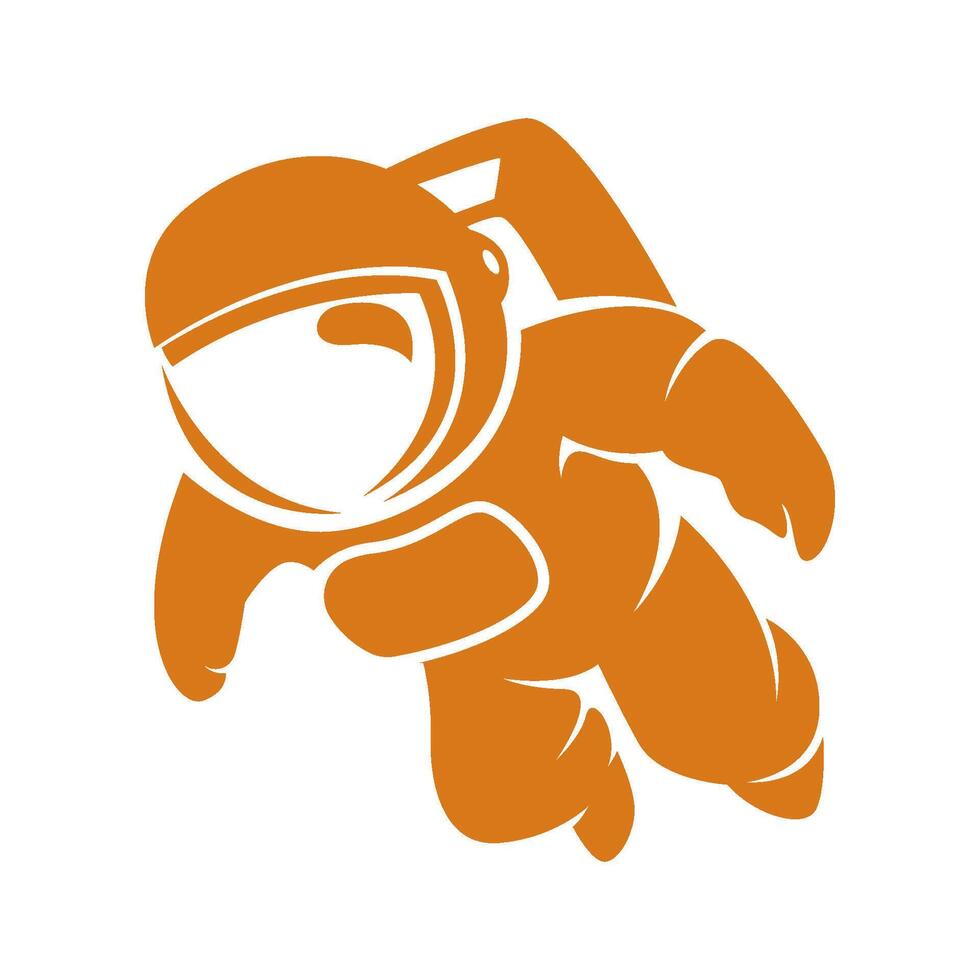 Astronaut icon logo design illustration vector