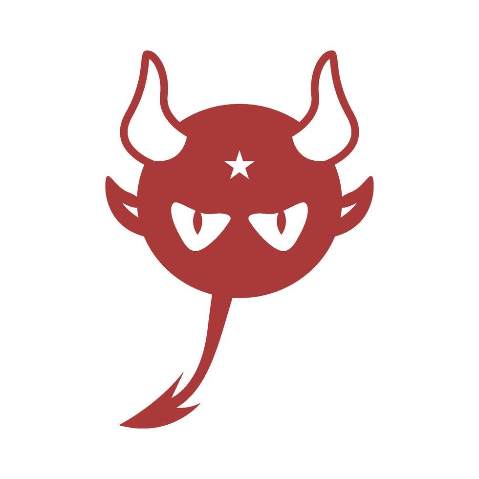 Devil icon design vector
