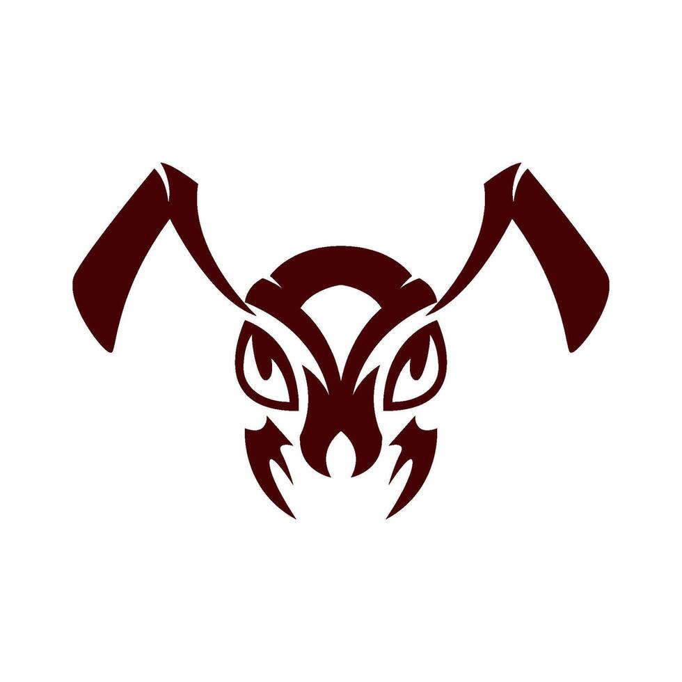 Head Ant logo icon vector