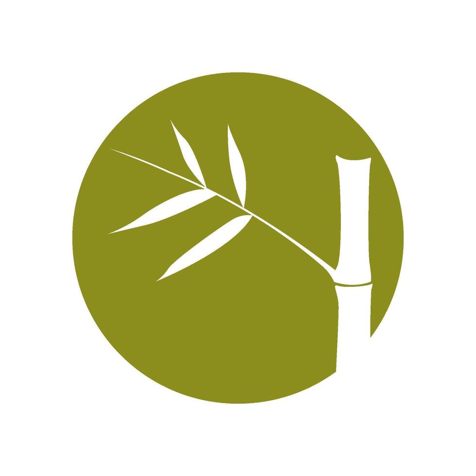 Bamboo logo icon illustration vector