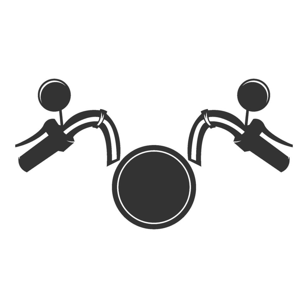 Motorcycle logo icon design illustration vector