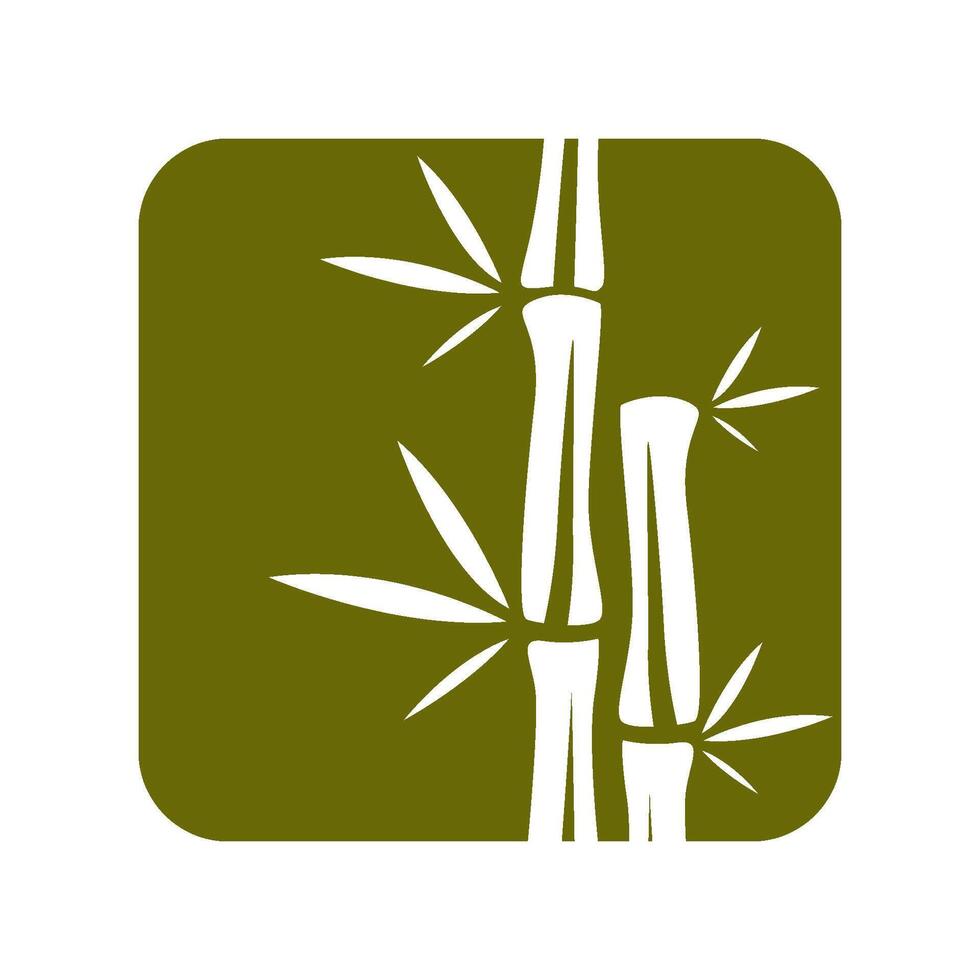 Bamboos logo icon vector