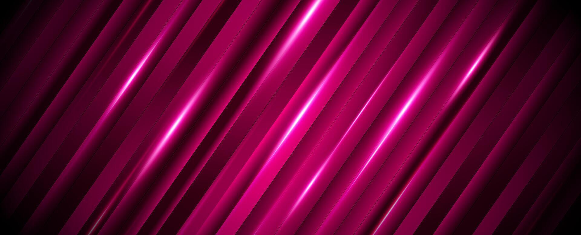 Abstract pink and red gradient background with light effects. Modern design vector