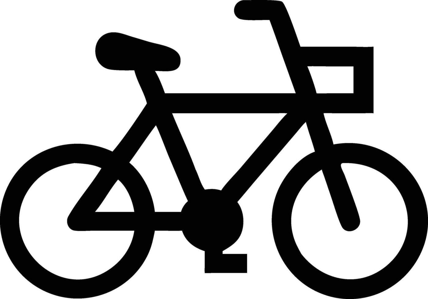 bicycle silhouette art graphic and illustration vector