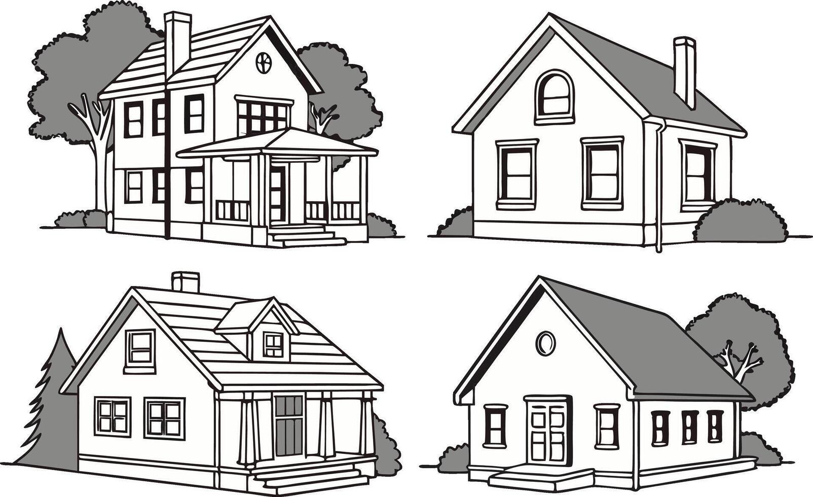 Bestselling House Icons and Illustrations for Micro stock Platforms vector