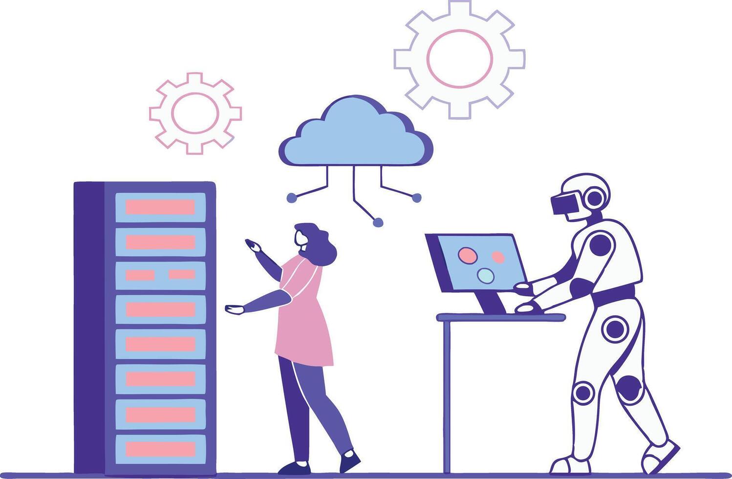 Next-Generation Tech Trends to Watch vector
