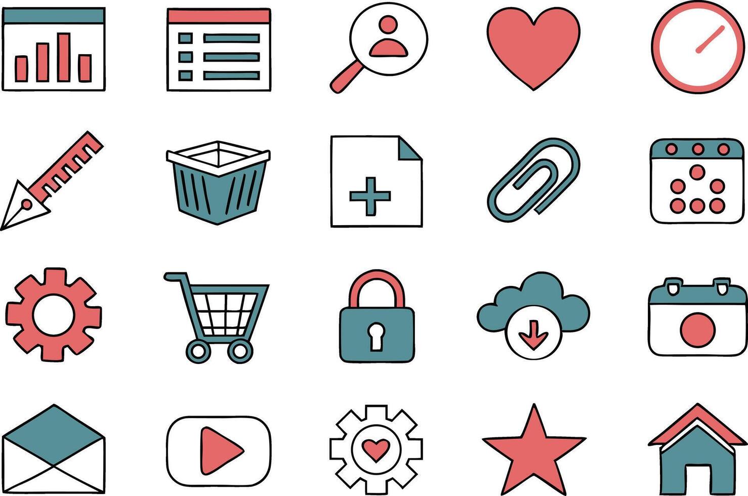 Custom Icon Packs and UI Tools for Creators vector