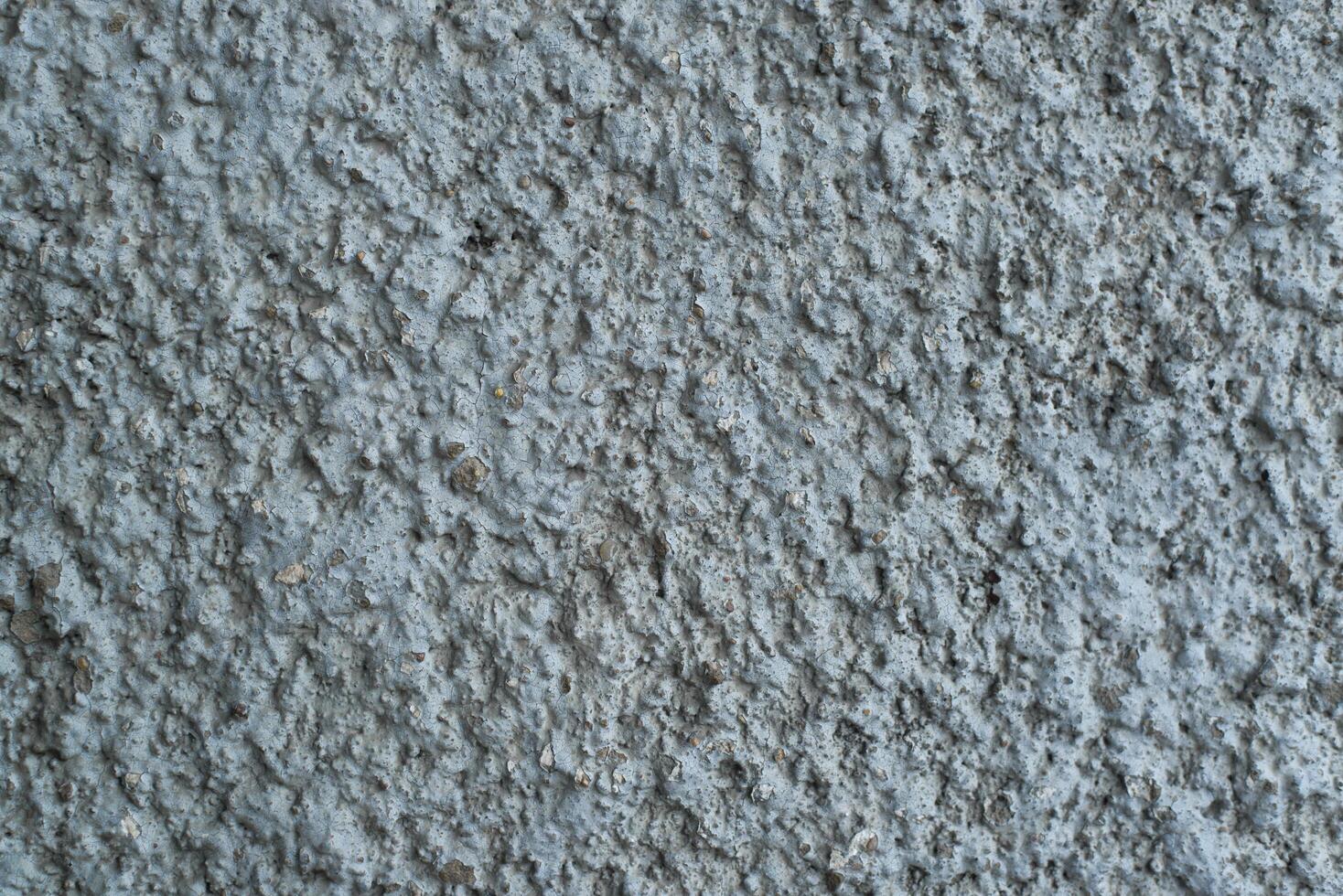 Texture of rough cement decorative wall close-up. Textured gray-blue backdrop photo