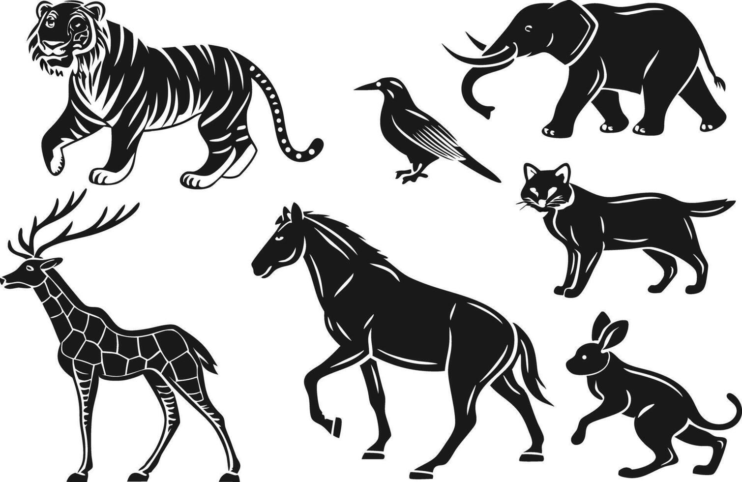Animal Clipart Bundle for Designers and Crafters vector