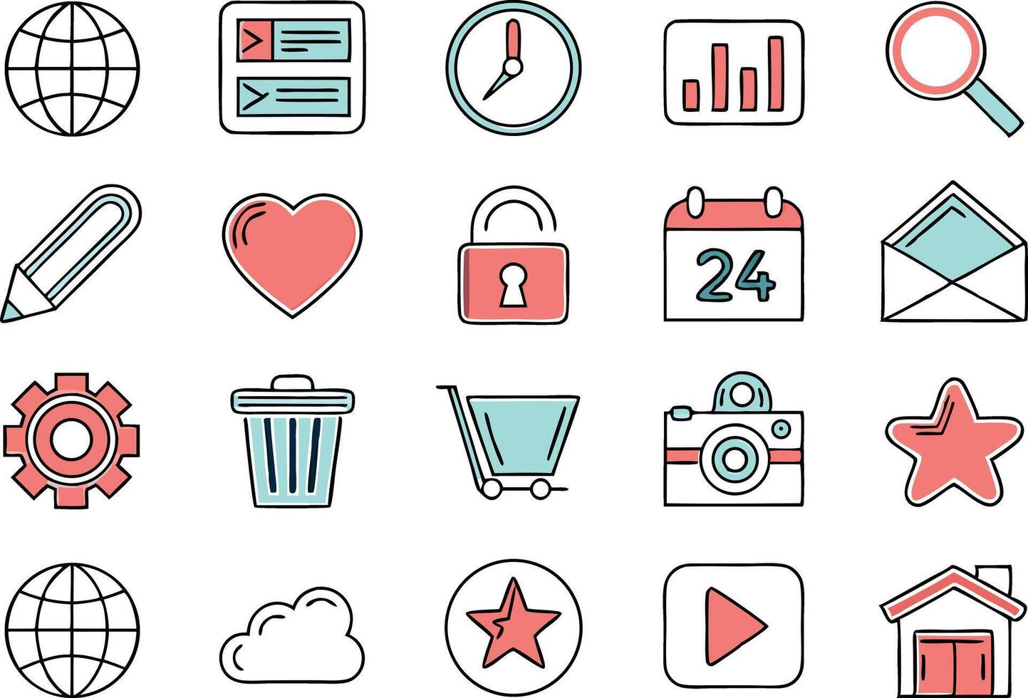 Ready to Use UIUX Assets for Digital Projects vector